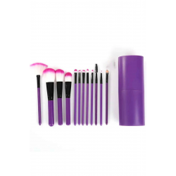 Mey İthalat® 12 PARÇA PROFESYONEL MAKYAJ FIRÇA SETİ