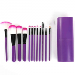 Mey İthalat® 12 PARÇA PROFESYONEL MAKYAJ FIRÇA SETİ