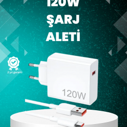 Mey İthalat® 120 Watt Güçlü Hızlı Şarj Adaptörü Huawei P30 P40 Mate 20 Pro Uyumlu