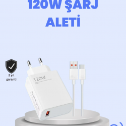 Mey İthalat® 120 Watt Turbo Şarj Cihazı Xiaomi Redmi Note 10 11 12 Uyumlu
