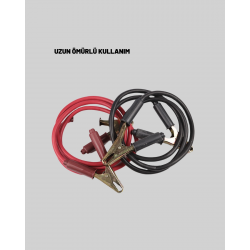 Mey İthalat® 1200 Amper Akü Takviye Kablosu 2 Metre İzoleli Bakır Uçlu