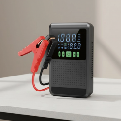 Mey İthalat® 12.000 mAh Şarjlı Araç Akü Takviye ve Işıklı Hava Kompresörü