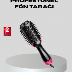 Mey İthalat® 1200W Fön Tarağı – 3 Isı Ayarı, Negatif İyonlu, Hızlı ve Pürüzsüz Sonuç