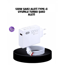 Mey İthalat® 120W Mi Turbo Destekli Hızlı Şarj Cihazı Type-C Uyumlu Akım Korumalı
