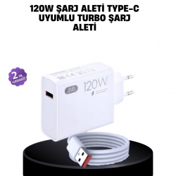 Mey İthalat® 120W Mi Turbo Destekli Hızlı Şarj Cihazı Type-C Uyumlu Akım Korumalı