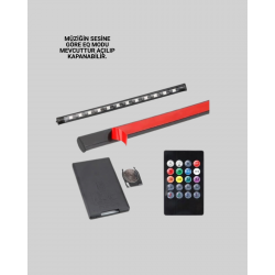 Mey İthalat® 12V LED Işık Seti – Kumandalı ve Renk Ayarlı