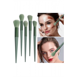 Mey İthalat® 13 Parça Taşınabilir Kılıflı Profesyonel Makyaj Fırça Seti Pudra Allık Fondöten Fırçası