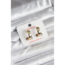 Mey İthalat® 14K Gold Renk Kaplama Halka CM Kadın Küpe