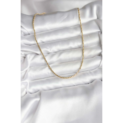 Mey İthalat® 14K Gold Renk Kaplama İnce Zincir Model CM Kadın Kolye
