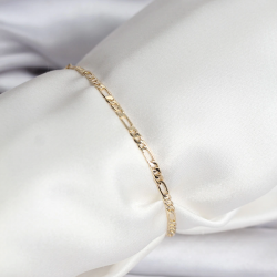 Mey İthalat® 14K Gold Renk Kaplama Minimal Zincir Model CM Kadın Bileklik