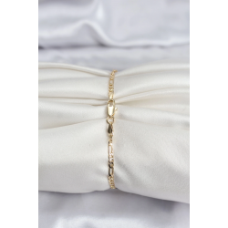 Mey İthalat® 14K Gold Renk Kaplama Minimal Zincir Model CM Kadın Bileklik