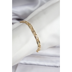 Mey İthalat® 14K Gold Renk Kaplama Zincir Model CM Kadın Bileklik