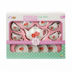 Mey İthalat® 1501 Porselen Çay Seti 13 Parça -