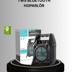 Mey İthalat® 15W Güçlü Ses Çıkışlı Bluetooth Hoparlör FM Radyo ve Mikrofon Destekli