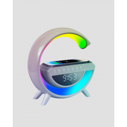 Mey İthalat® 15W Hızlı Şarj Destekli LED Atmosfer Işığı ve Alarm Fonksiyonlu Lamba