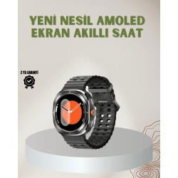 Mey İthalat® 1.62 İnç Akıllı Saat Arama Özellikli Sağlık ve Spor Takibi