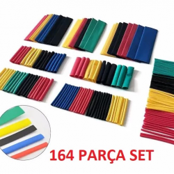 Mey İthalat® 164 Parça Set Isıyla Daralan Makaron Kablo Koruyucu Kılıf