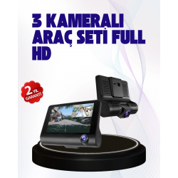 Mey İthalat® 170° Geniş Açılı Araç Kamerası – 4.0” IPS Ekranlı Full HD DVR