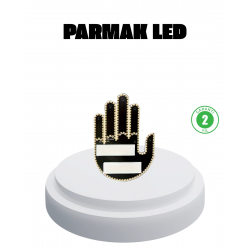 Mey İthalat® 176 LED Amber Renkli El Hareketiyle Kontrol Edilen Motosiklet Dönüş Sinyali