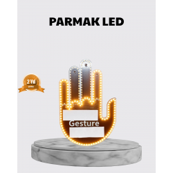 Mey İthalat® 176 LED’li Amber Trafik Uyumlu Sinyal Işığı – El Hareketiyle Kontrol