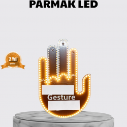 Mey İthalat® 176 LED’li Amber Trafik Uyumlu Sinyal Işığı – El Hareketiyle Kontrol