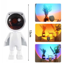 Mey İthalat® 180 Derece Dönebilen Astronot Masa ve Gece Lambası Projektör