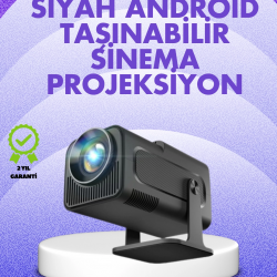 Mey İthalat® 180° Dönebilen Gövde Tasarımıyla Tavan Yansıtmalı Taşınabilir Projektör