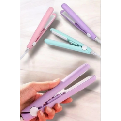 Mey İthalat® 180°C Isı ve Uzun Süre Kalıcı Düzlük Sağlayan Mini Saç Düzleştirici