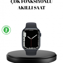 Mey İthalat® 1.9 İnç Akıllı Saat – Bluetooth 5.0, Kablosuz Şarjlı, IP68 Su Geçirmez Akıllı Saat