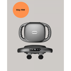 Mey İthalat® 2000 mAh Şarjlı Masaj Tabancası 6 Başlık Ayarlı Güçlü Masaj Cihazı