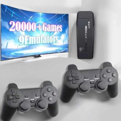 Mey İthalat® 20.000 Oyunlu Premium Model Oyun Konsolu 8k Android Tv HD Game Stick