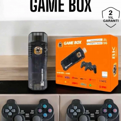 Mey İthalat® 20.000 Oyunlu Premium Model Oyun Konsolu 8k Android Tv HD Game Stick