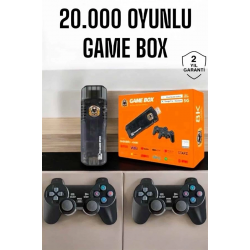 Mey İthalat® 20.000 Oyunlu Premium Model Oyun Konsolu 8k Android Tv HD Game Stick