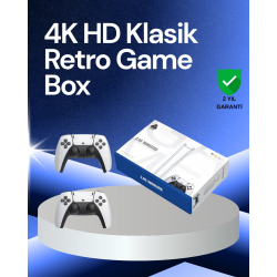 Mey İthalat® 20000 Oyunlu Retro TV Oyun Konsolu 64GB SD Kartlı Model