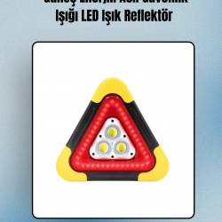 Mey İthalat® 2000mAh Kapasiteli Taşınabilir Üçgen Park Lambası