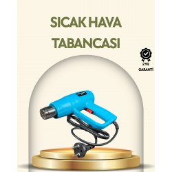 Mey İthalat® 2000W Profesyonel 2 Kademeli Isı Tabancası Sıcak Hava Üfleme