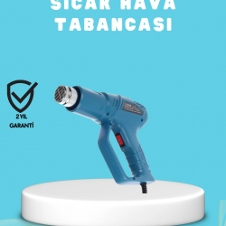 Mey İthalat® 2000W Sıcak Hava Üfleme Tabancası Seramik Rezistanslı Profesyonel
