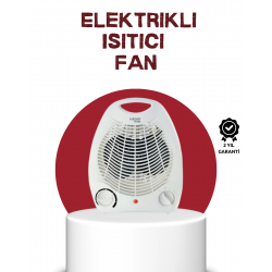 Mey İthalat® 2000W Taşınabilir Elektrikli Fanlı Isıtıcı – Hızlı Isınma, Kompakt Boy