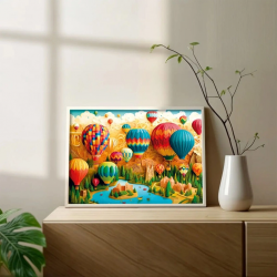 Mey İthalat® 20086 PUZZLE 500 HOT AİR BALLOON FESTİVAL