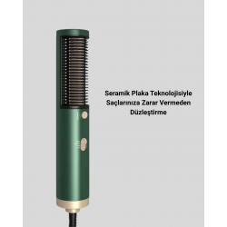 Mey İthalat® 200°C Seramik Plakalı Saç Düzleştirici – Elektriklenme Önleyici İyon Teknolojisi