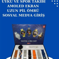 Mey İthalat® 2025 Model Akıllı Saat ve 2.Nesil TWS Bluetooth Kulaklık Yüksek Ses Kaliteli