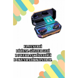 Mey İthalat® 2025 Model Akıllı Saat ve Bluetooth Kulaklık 5.0 Bluetooth Bağlantılı Dokunmatik Ekran