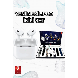 Mey İthalat® 2025 Model Akıllı Saat ve Yeni Nesil Pro Bluetooth Kulaklık ANC Özelliği