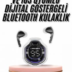 Mey İthalat® 2025 Model Kablosuz Bluetooth Kulaklık ANC ENC Destekli HİFİ Stereo