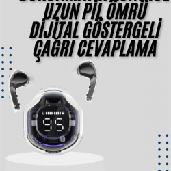 Mey İthalat® 2025 Model Kablosuz Bluetooth Kulaklık ANC ENC Destekli HİFİ Stereo