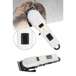 Mey İthalat® 2025 Model Şarjlı Dijital Saç Sakal Tıraş Makinesi Islak Kuru Kullanıma Uygun