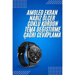 Mey İthalat® 2025 Model Yeni Nesil GPS Uyumlu Uyku Takibi Ve Sağlık Takibi Spor Modları