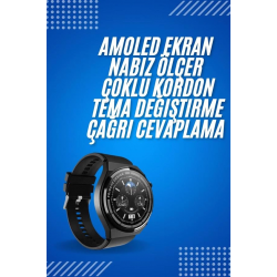 Mey İthalat® 2025 Model Yeni Nesil GPS Uyumlu Uyku Takibi Ve Sağlık Takibi Spor Modları