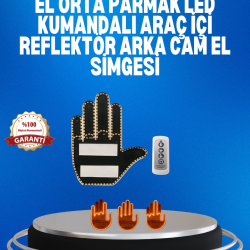 Mey İthalat® 2025 Orijinal LED El Park Uyarı Sistemi Uzaktan Kumandalı