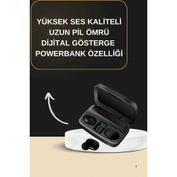 Mey İthalat® 2025 Yeni Model Bluetooth Kulaklık Stereo TWS Kulaklık 5.0 Bluetooth Yüksek Ses Kaliteli